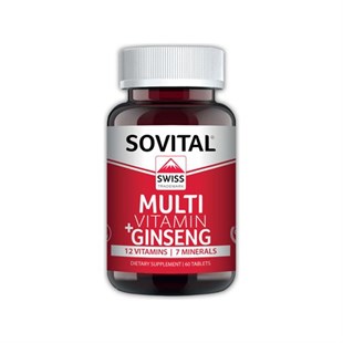 Sovital Multivitamin Ginseng 12 Vitamins 60 Tablet