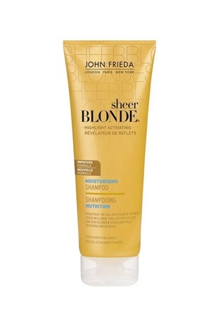 John Frieda Sheer Blonde Darker Koyu Sari Tonlardaki Saçlara Özel Şampuan 250Ml
