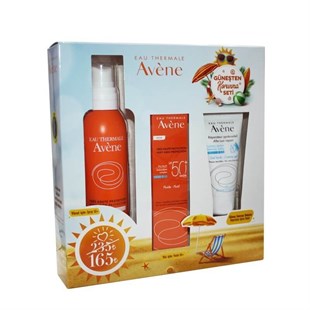 Avene Güneşten Korunma Seti - SPF50+ Spray + SPF50+ Fluid Krem + Güneş Sonrası Bakım Kremi 50 ml