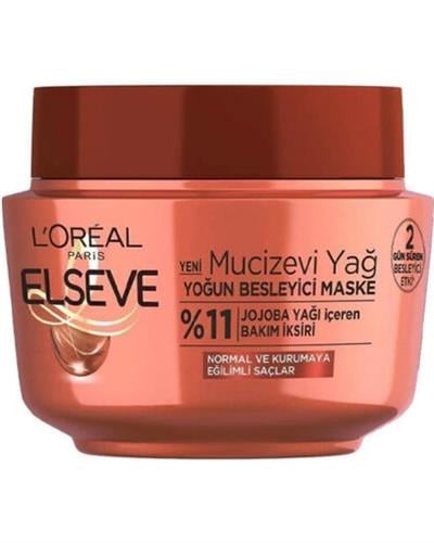 ELSEVE L'oréal Paris Mucizevi Yağ Besleyici Maske 300 ml