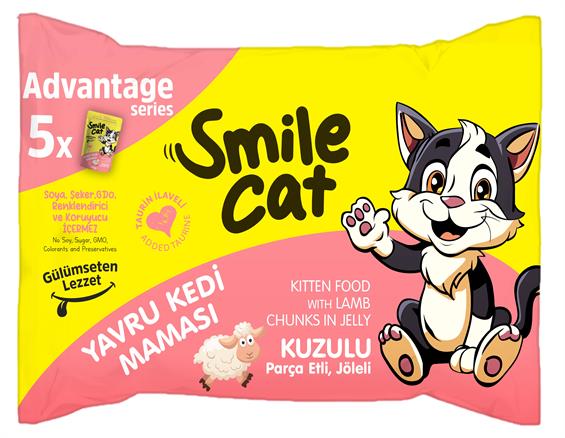 Smile Cat Pouch Kuzu 85 gr 5'li