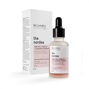 Bionnex The Nordea AHA 10% BHA 2% Lingonberry Exfoliant 30 ml