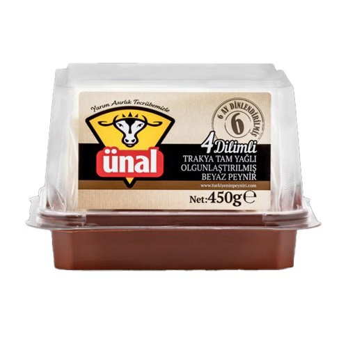 Ünal Dilimli Tam Yağlı Beyaz Peynir 450 gr