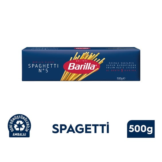 Barilla Spagetti Makarna 500 gr