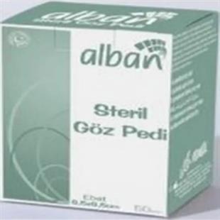 Alban Steril Göz Pedi 6,5cm x 9,5cm 5'li