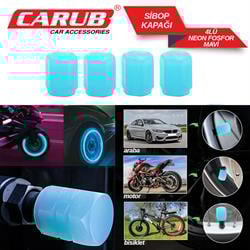 Carub Sibop Kapağı 4 lü Noen Fosfor Mavi