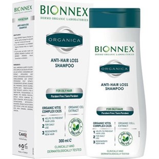 Bionnex Organica Saç Dökülmesine Karşı Bakım Şampuanı Yağlı Saçlar 300 ml