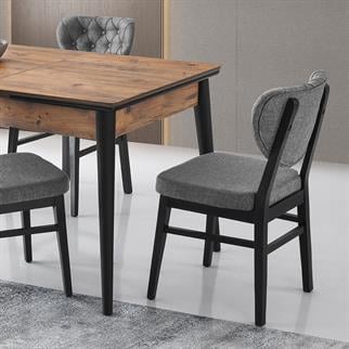 Karataş EM-778 Elma Sandalye V-13/ Siyah