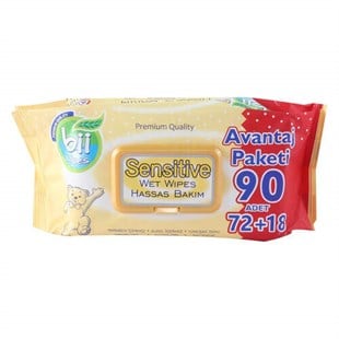 Sensitive 90 Adet Islak Havlu