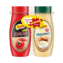 Bizim Ketçap + Mayonez Ekonomik Paket