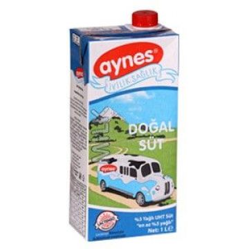 Aynes Yağlı Süt 1 Lt