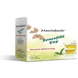 Mecitefendi Zencefilli Çay Süzen Poşet 40'lı