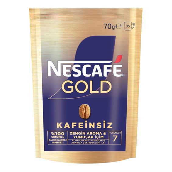 Nescafe Gold Kafeinsiz 70 gr