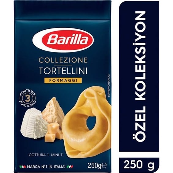 Barilla Tortellini Formaggi (3 Peynirli Dolgu) Makarna 250 gr
