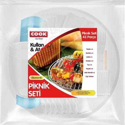 COOK 43 PARÇA PIKNIK SETI