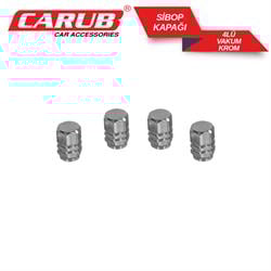 Carub Sibop Kapağı 4 Lü Krom Vakum