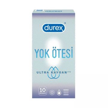 Durex Yok Ötesi Ultra Kaygan Prezervatif 10'lu