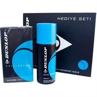 Dunlop Classic Mavi EDT 100 ml + Deodorant Sprey 150 ml Erkek Parfüm Seti