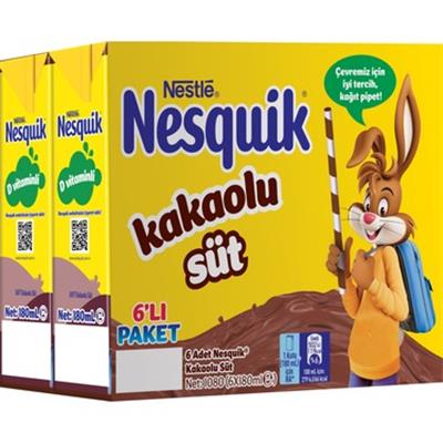 NESQUIK SÜT 180ml*6 LI KAKAOLU