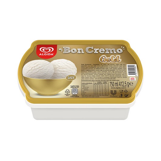 Algida Boncremo Gold Dondurma 750 ml