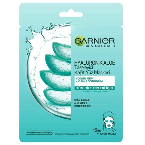 Garnier Kağıt Maske Hyaluronik Aloe Temizleme