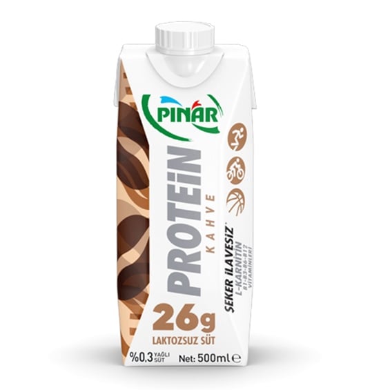 Pınar Laktozsuz Proteinli Kahveli Süt 500 ml