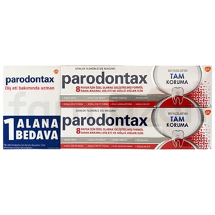 Parodontax Beyazlatıcı Tam Koruma Pro 1+1 75 ml