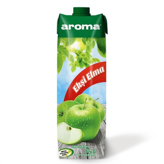 Aroma Ekşi Elma Meyve Suyu 1 lt