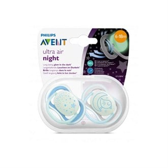 Philips Avent SCF376/13 Ultra Air Night Emzik 2'li 6-18 Ay