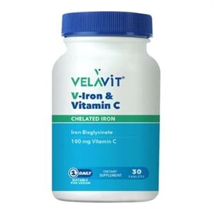 Velavit V Iron Vitamin C 30 Tablet