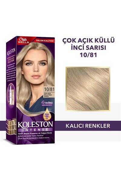 Wella Koleston Intense 10/81 Çok Açık Küllü Inci Sarı