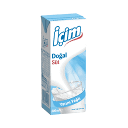 İçim Yarım Yağlı Süt 200 Ml