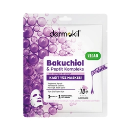 Dermokil Bakuchiol Kağıt Yüz Maskesi 20 G  