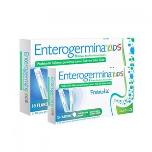 Enterogermina 2-10 Yaş 5 ml × 10 Flakon + 5 Flakon Hediye
