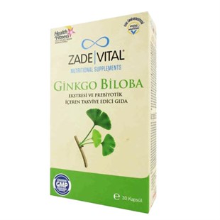 Zade Vital Ginkgo Biloba 30 Blister Kapsül