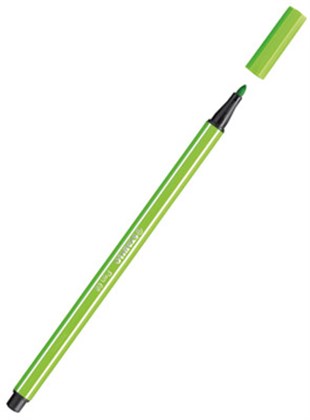 Stabilo Pen 68 Kalın Uçlu Keçeli Kalem 1 MM Açık Yeşil 68/33