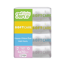 Baby Turco Softcare Islak Havlu 4x70 Adet