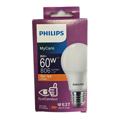 PHILIPS LED AMPUL 60W SARI ISIK