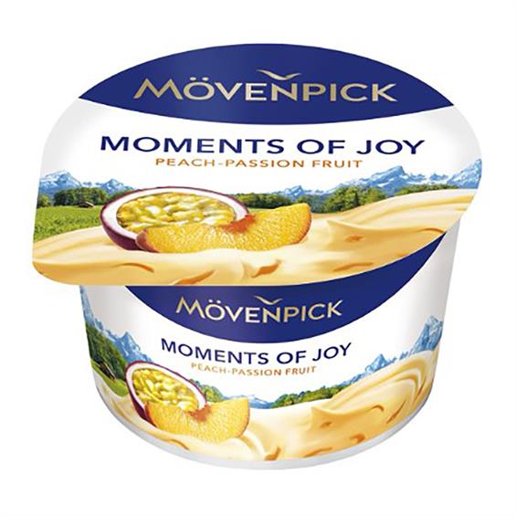 Mövenpick Şeftali ve Çarkıfelek Meyveli Süt Ürünü 100 gr
