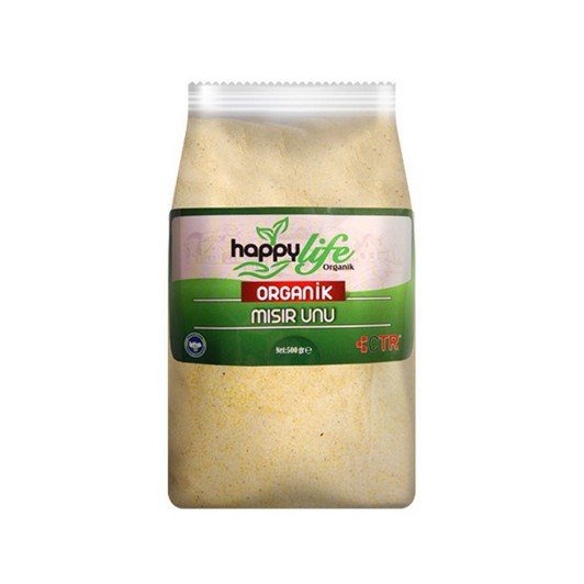 Happy Life Organik Mısır Unu 500 gr