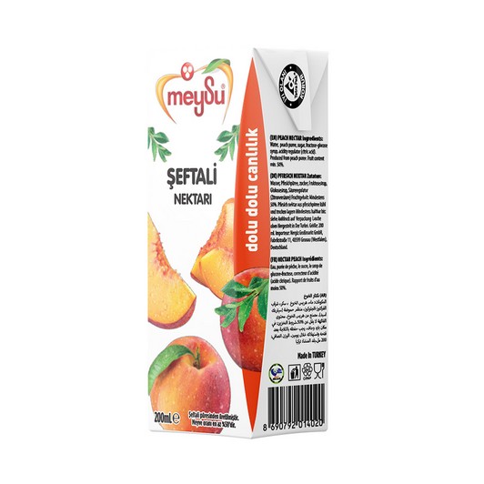 Meysu Şeftali Nektarı 200 ml