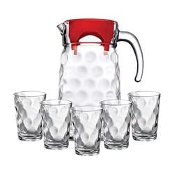 Paşabahçe Kırmızı Kapaklı Space Su Takımı 98678