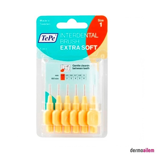 TePe Arayüz Fırçası 1 Numara Extra Yumuşak Turuncu 0,45 mm T111