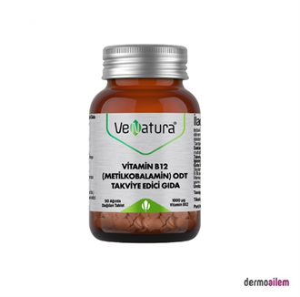 VeNatura Vitamin B12 (Metilkobalamin) ODT 90 Tablet
