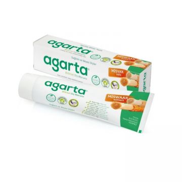 Agarta Bitkisel Diş Macunu Misvak Özlü Tüp 100 ml