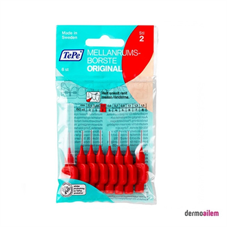 TePe Arayüz Fırçası 2 Numara Kırmızı 0,5 mm T103