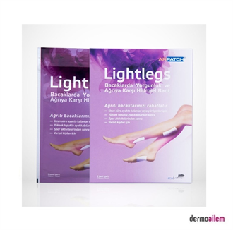 LightLegs Bacaklarda Yorgunluk ve Ağrıya Karşı Hidrojel Bant 2 Adet