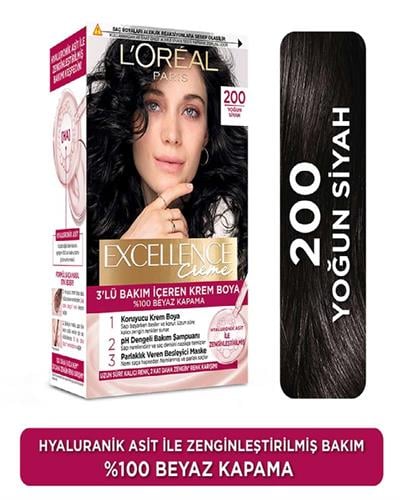 Loreal Paris Excellence Intense 200 Yoğun Siyah