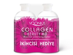 Voonka Beauty Collagen H2O , Micellar Cleansing Water  500 ml 2.Hediye