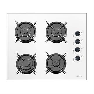 Luxell OC88 4 Gözlü Cam Ankastre Ocak Beyaz